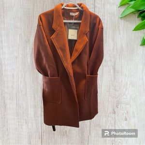 Classic fashion Burnt Orange trench coat!